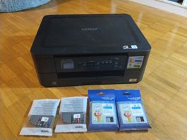 Brother DCP-J572DW Printer with Ink Cartridges