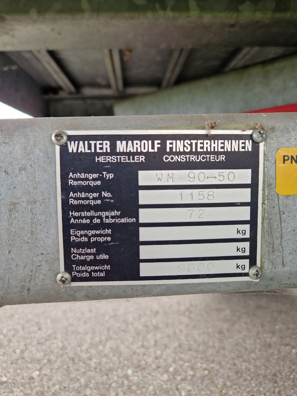 Remorques: Marolf Anhänger – D'occasion à Studen BE par valtra66 6