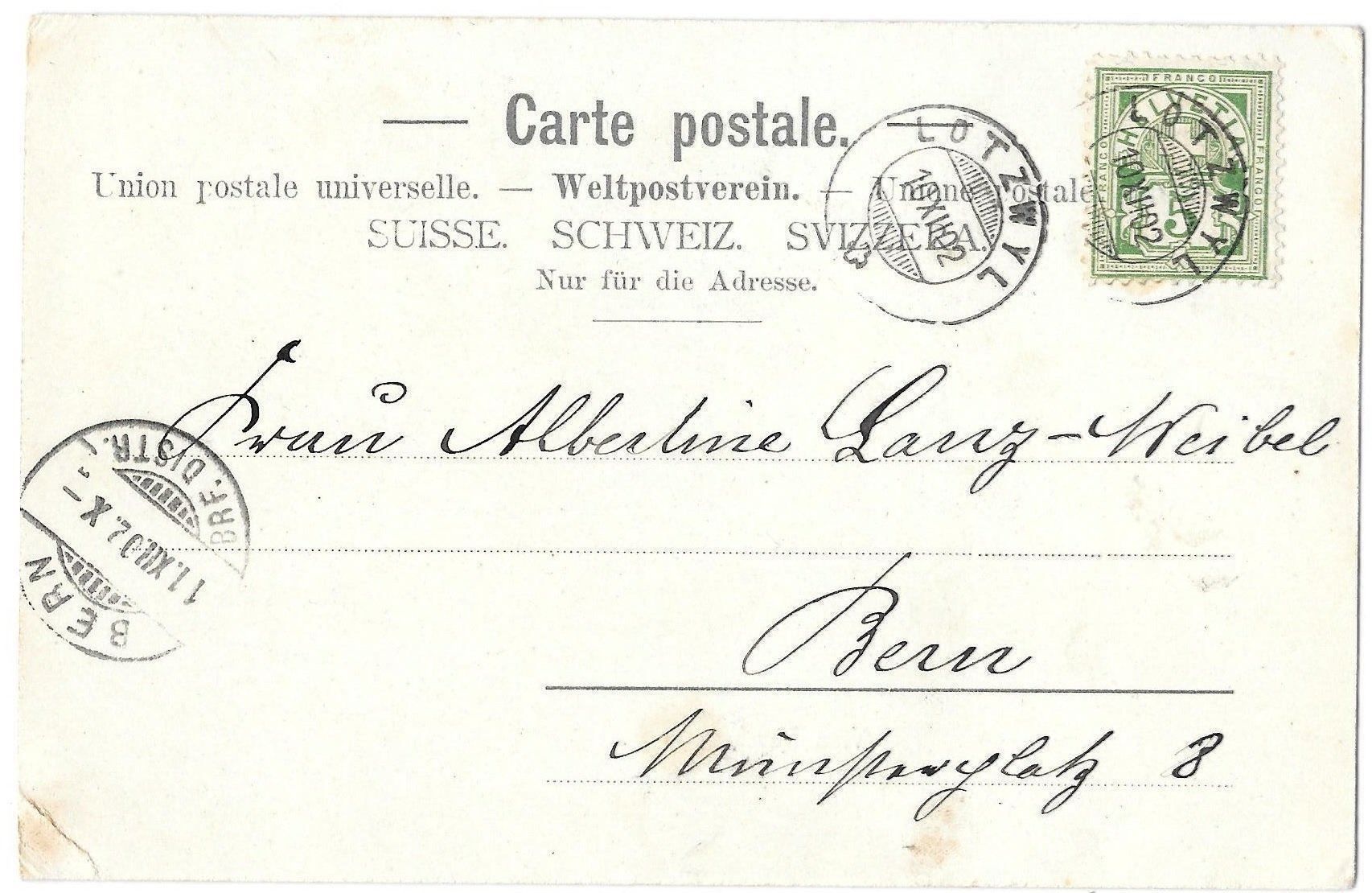 Cartoline postali: Lotzwil Villa Rauch – Usato da Olten venduto da clotaldi 1