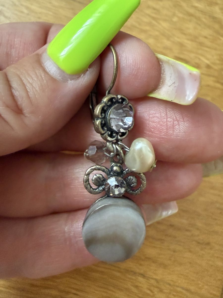 Boucles d'oreille: Ohrhänger mit Perlen und Steinen neuwertig – D'occasion à Richterswil par cobruetsch 1