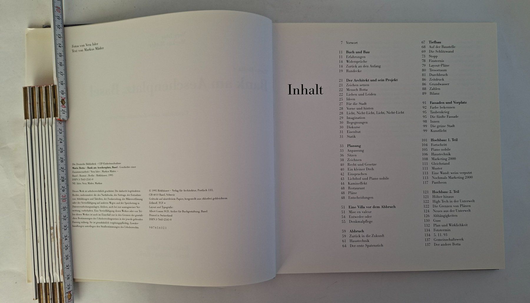 Libri: Mario Botta: Bank am Aeschenplatz Basel, Buch – Usato da Opfikon venduto da Diversamente 2