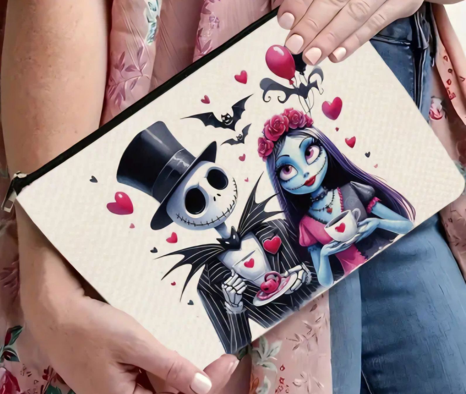 Custodie per cosmetici: Täschli / Necessaire Nightmare before Christmas NEU Jack – Nuovo e nell'imballaggio originale da Füllinsdorf venduto da Sunnebliemli7
