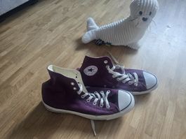Converse All Star montantes bordeaux, taille 42 - top !