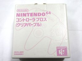 NINTENDO 64 CONTROLLER clear pearl (JAP) - NINTENDO 64