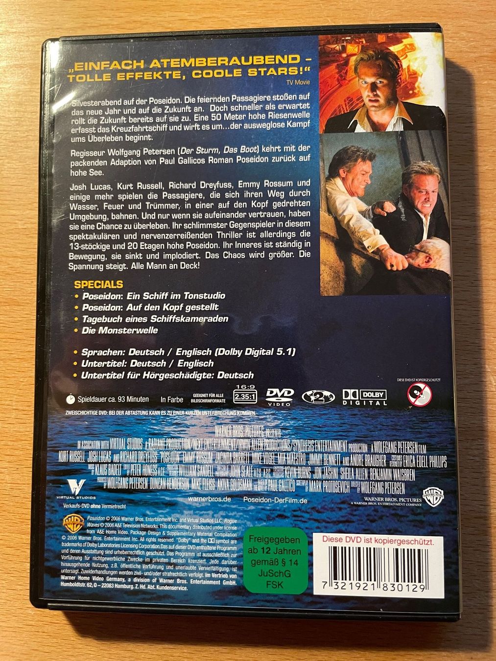 Tutti i DVDs: DVD Poseidon (2-Disc Edition) – Usato da Erlinsbach venduto da Michel2006 2