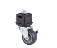 Wolfcraft Lenkbare Rolle mit Bremse 10 × 4.5 × 4.5 cm