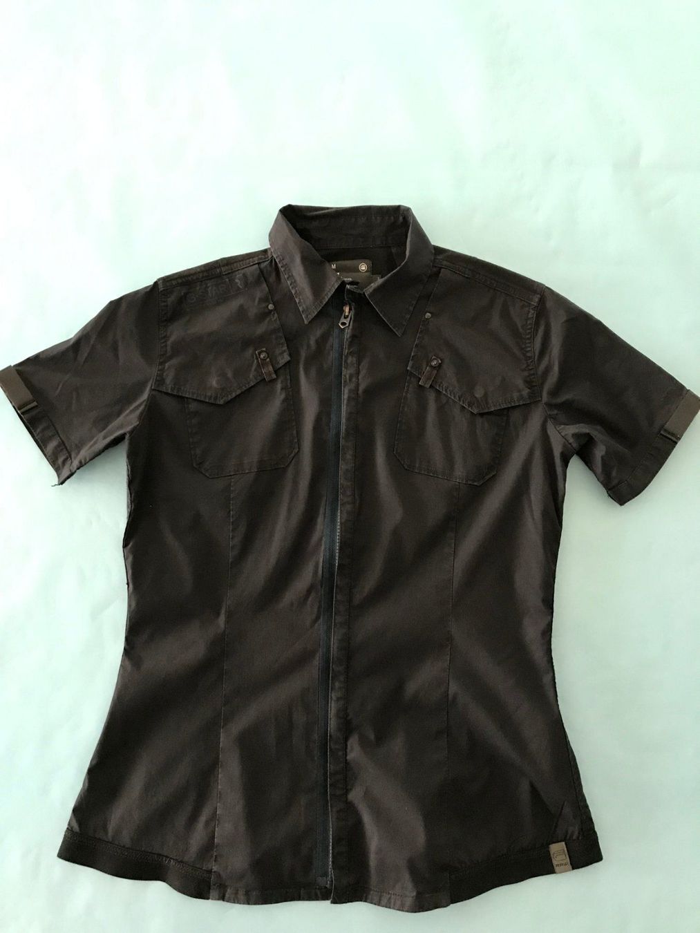 G-Star Camicette: G-Star Raw Damen Bluse dunkelblau – Usato da Langnau am Albis venduto da cre_tr6k