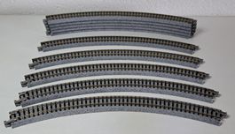 Kato 10 x Gleis Gebogen R 315-45 Kato 20 120 Spur N wie Neu