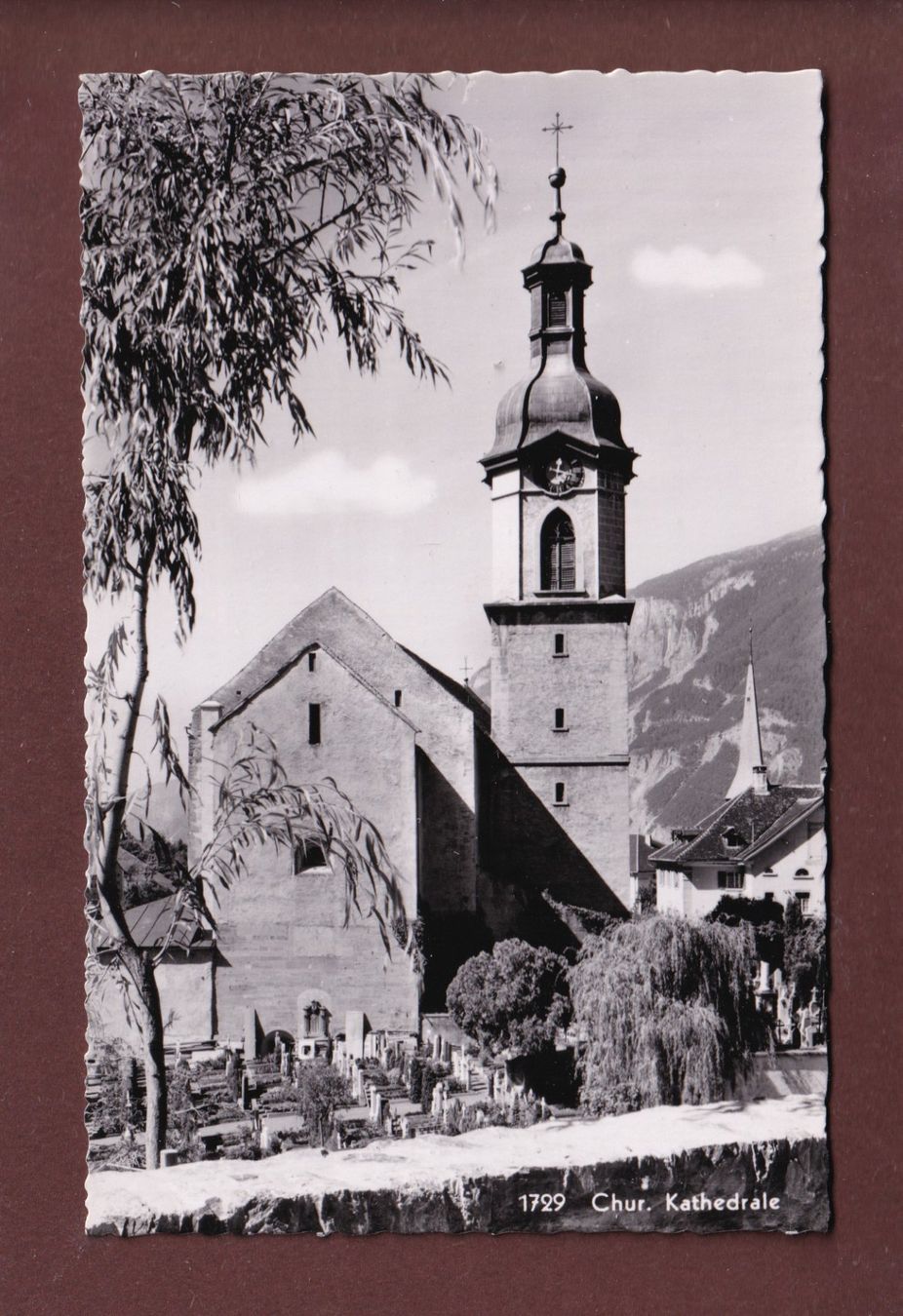 Ansichtskarten: CHUR - Kathedrale – Gebraucht aus Pully von nicecards