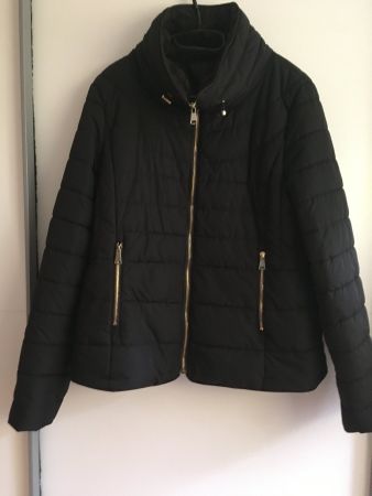 Steppjacke schwarz Gr 38/M