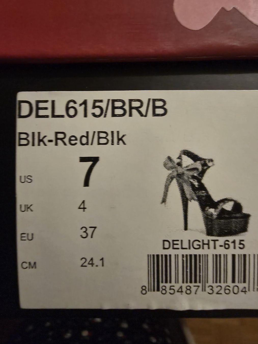 Scarpe da donna: Sandales Pleaser noir et rouge taille 37 – Nuovo (secondo la descrizione) da Corcelles-Payerne venduto da Shielddd 4