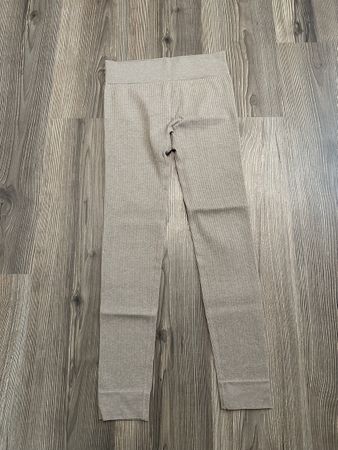 H&M Ripp Leggings Gr. XS Beige 