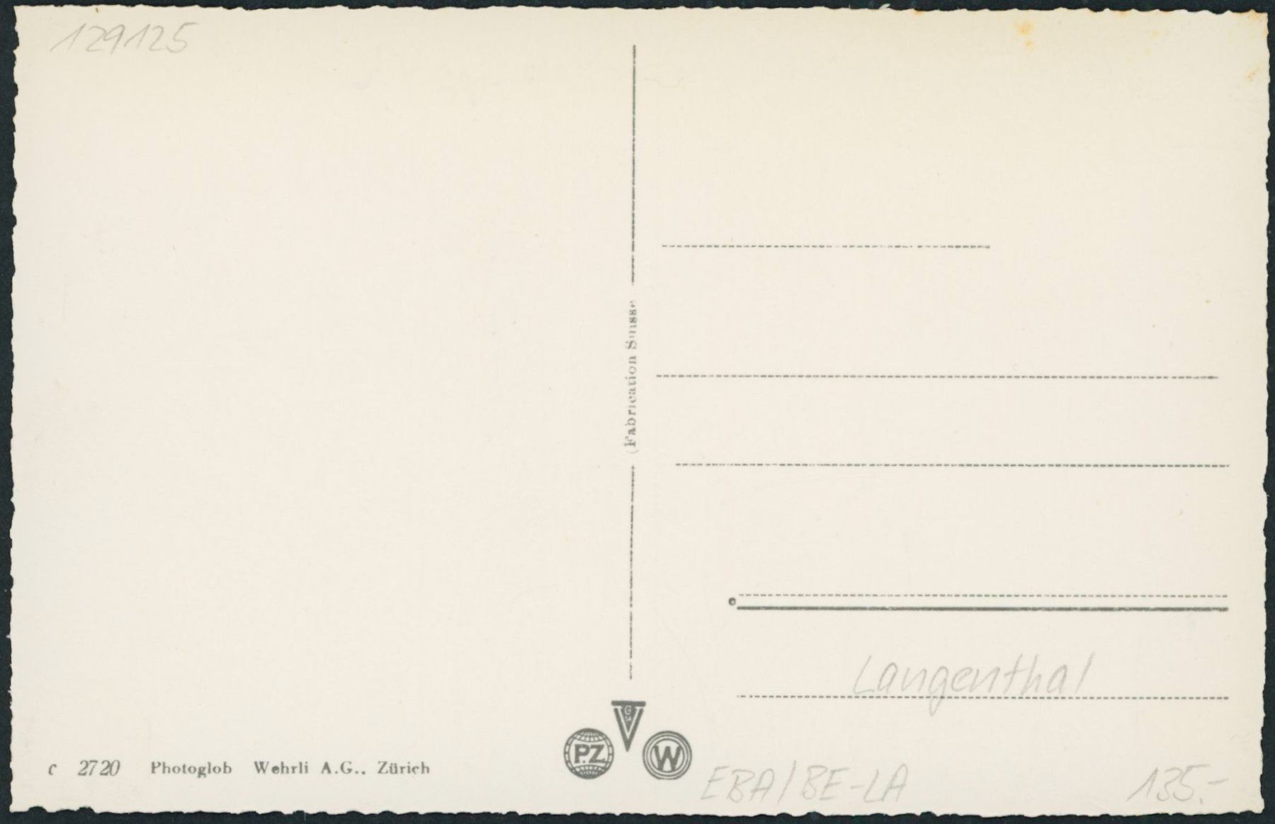 Cartoline postali: BE Langenthal - Bahnhof - Bahn – Nuovo (secondo la descrizione) da Schindellegi venduto da leecollect 1