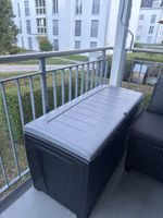 Aufbewahrungsbox Balkonkasten dunkelgrau hellgrau 