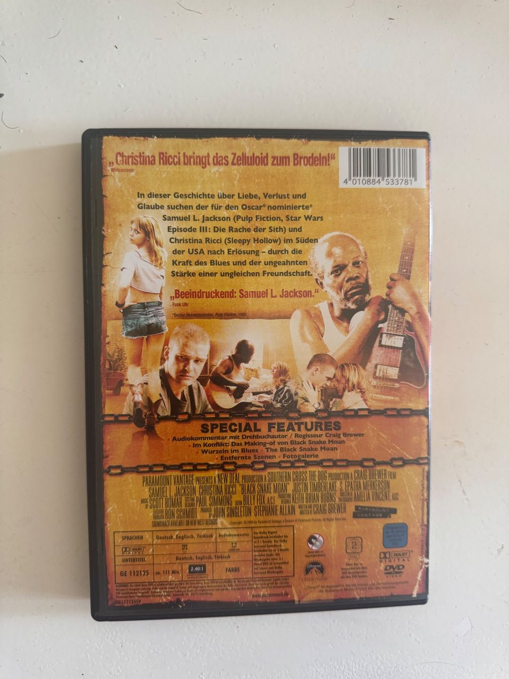Tutti i DVDs: BLACK SNAKE MOAN. (DVD) – Usato da Basel venduto da san_2qlq 1