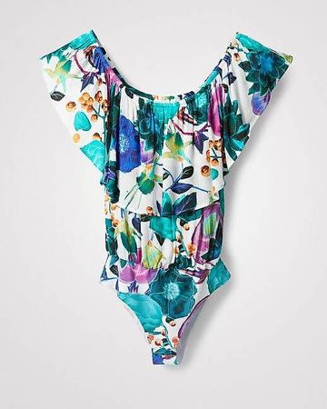 Sommerlicher Body mit Blumenmuster, Grösse S, Top Zustand!