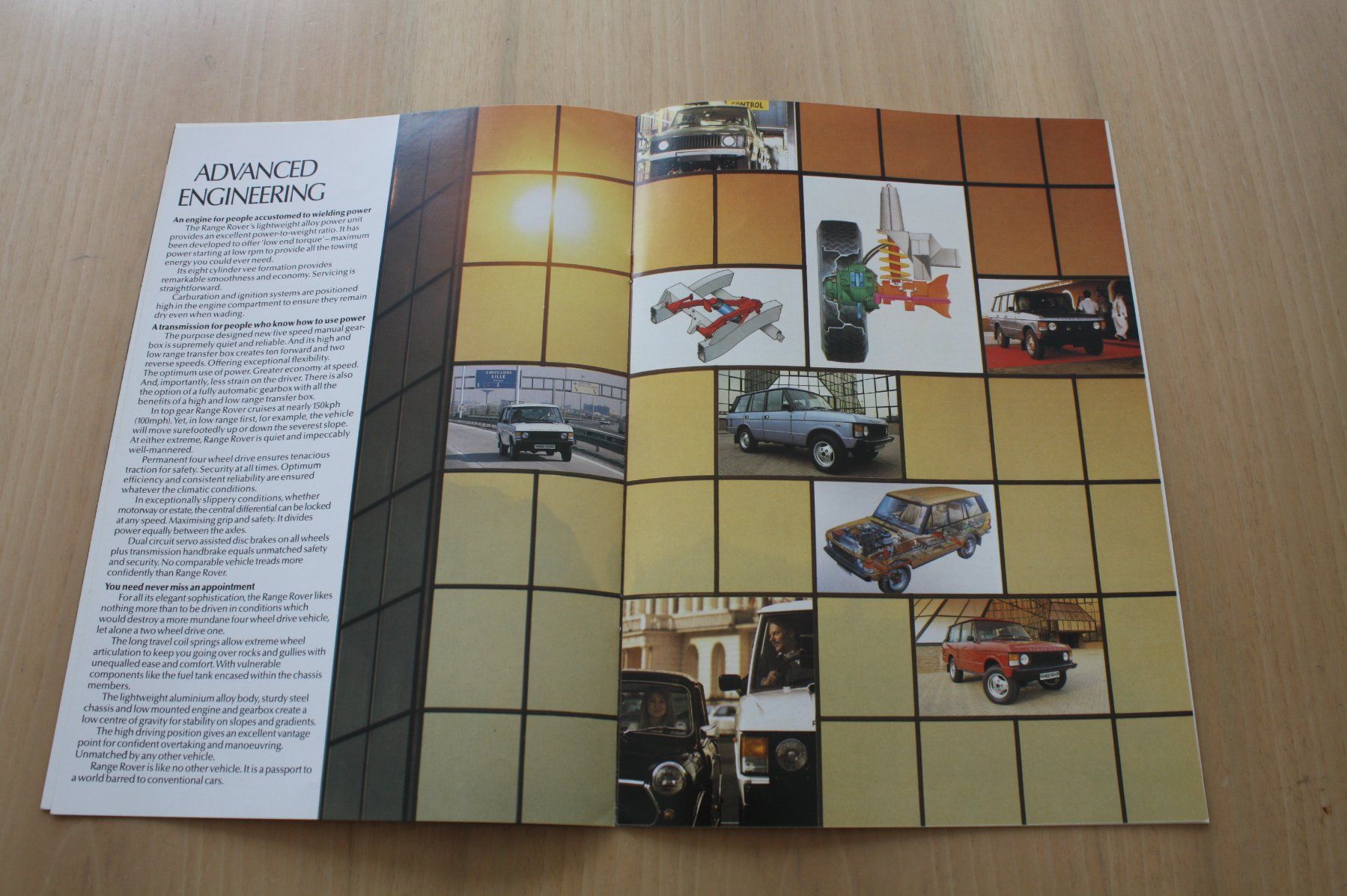 Land Rover Documenti: Range Rover Prospekt 2 & 4 Türe 5/1983 – Usato da Wikon venduto da erwin400 3