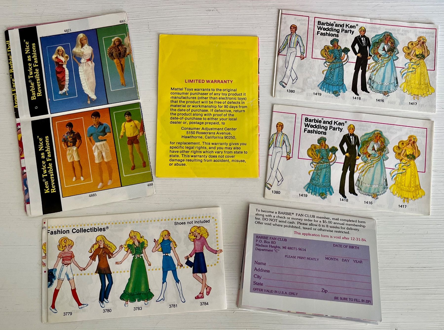 Documenti: 6 libretti  Barbie vintage anni '80 – Usato da Breganzona venduto da mas_tv72 1