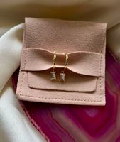 Mini-créoles en argent 925 et zircons blancs
