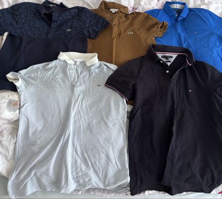 Polo-Shirts-Sammlung: Lacoste & Tommy Hilfiger