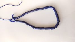 1 Schöner Lapislazuli Halbedelstein Blau Gold Schmuck # 2