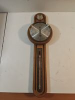 Wetterstation aus Holz - Baron/Thermometer/Hygro. (nov338)