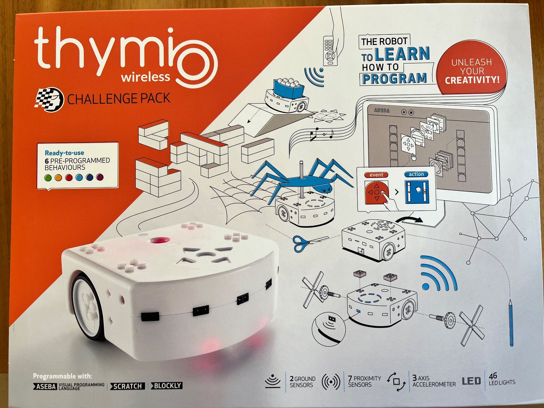 Giocattoli: Wie NEU - Lernroboter Thymio Wireless Challenge Pack – Nuovo (secondo la descrizione) da Stäfa venduto da Mogli76