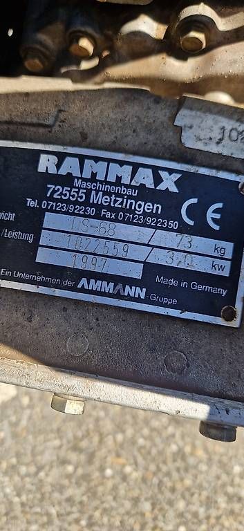 Rammax Tutte le macchine: Grabenstampfer RAMMAX DIESEL DS-68 – Usato da Romanshorn venduto da fag_gnd6 2