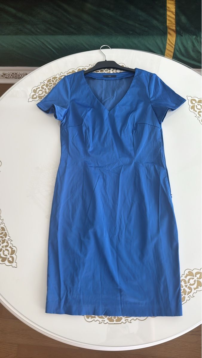 Kleider: Damen Kleid blau Grösse 38 kurzarm – Gebraucht aus Selzach von Twei1007