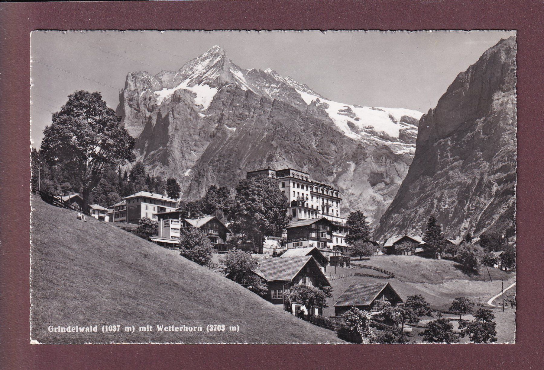 Cartoline postali: GRINDELWALD - Wetterhorn – Usato da Pully venduto da nicecards