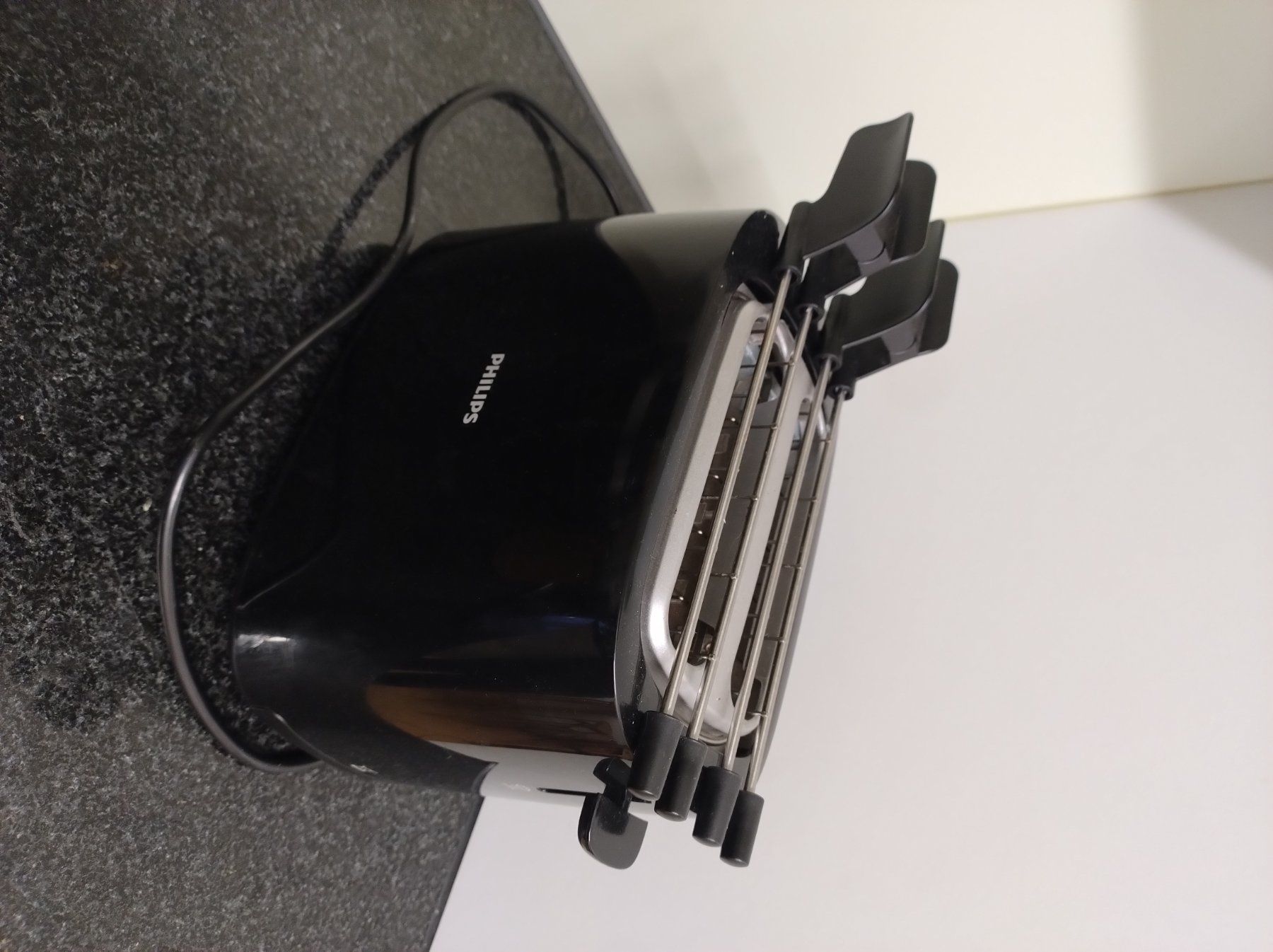 Philips Elettrodomestici da cucina: Philips Toaster, schwarz/Edelstahl, 2 Langschlitze – Usato da Zürich venduto da roc_t7dy