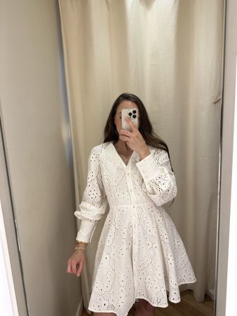 Sezane white dress