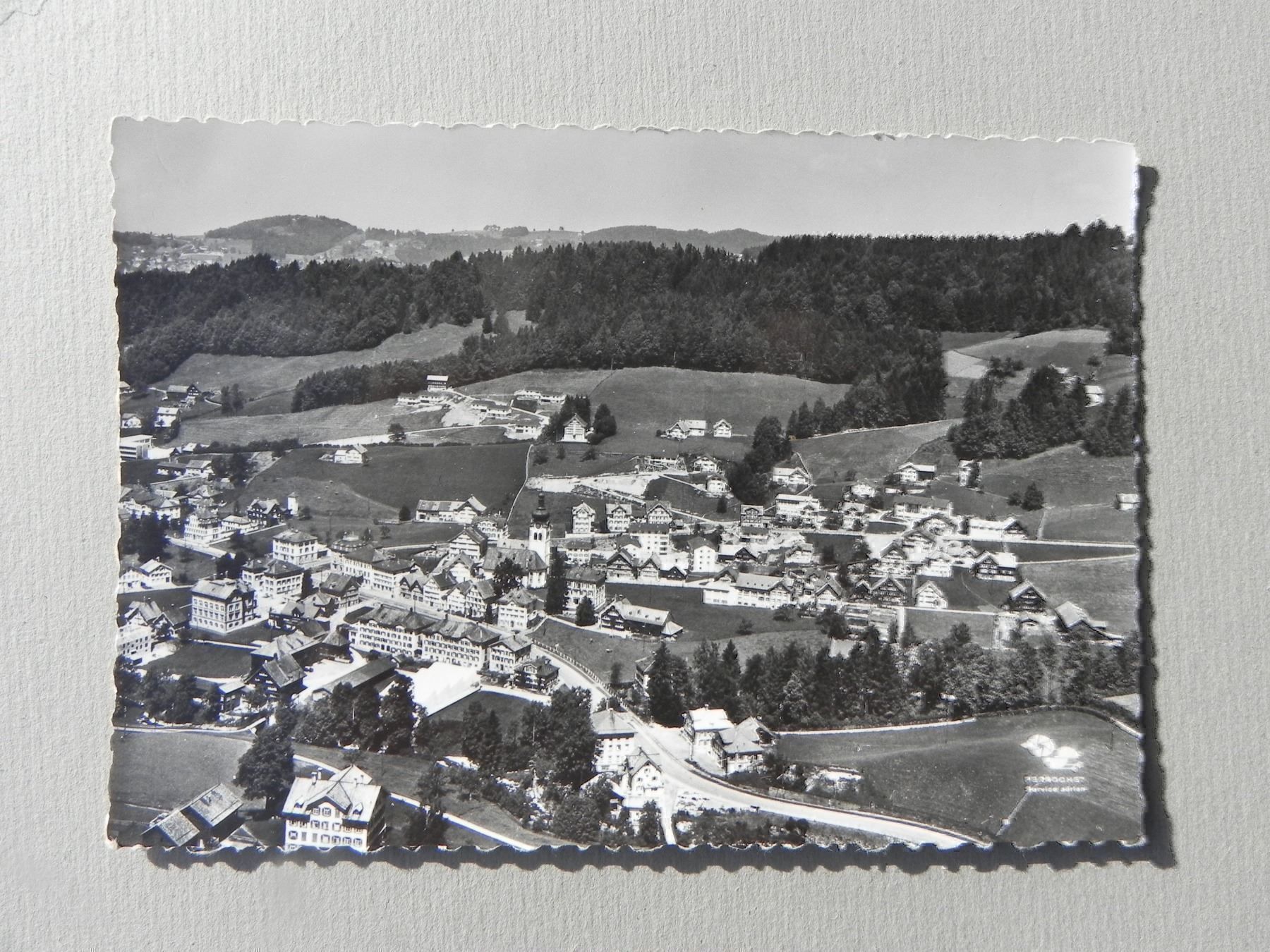Cartoline postali: Ansichtskarte Bühler Appenzell 1955 – Usato da Siebnen venduto da krimsie