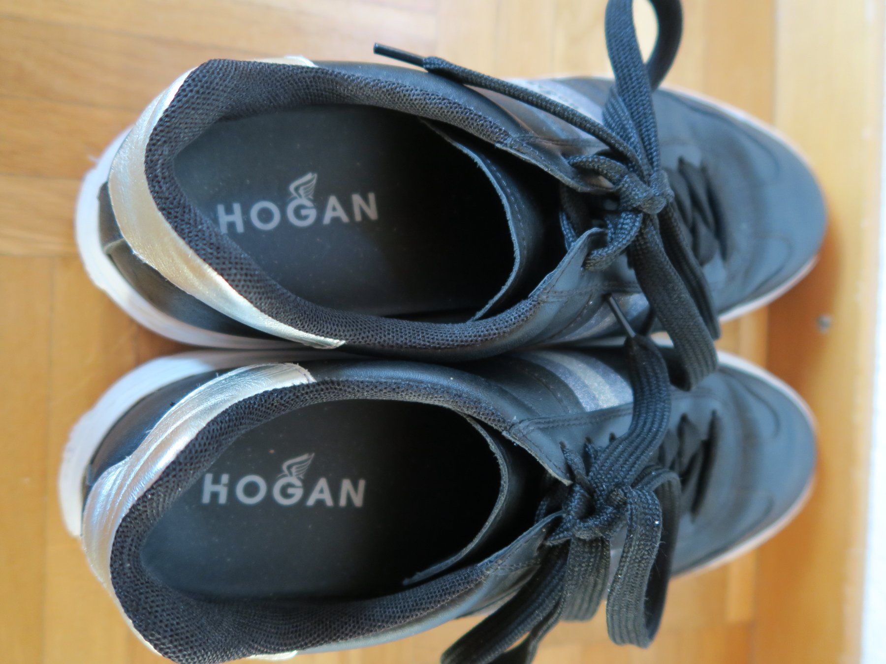 Hogan Scarpe da donna: Schuhe Hogan - schwarz Leder Gr. 38.5 - wie neu! – Nuovo (secondo la descrizione) da Siebnen venduto da MarenSchweiz 1
