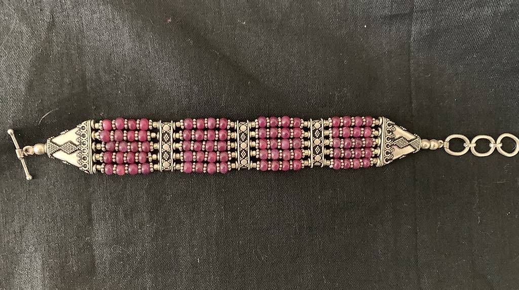 Bracciali & Braccialetti: Braccialetto di rubini e argento 925 – Nuovo (secondo la descrizione) da Caslano venduto da bri_5jft