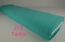 Baumwolljersey Türkis Uni