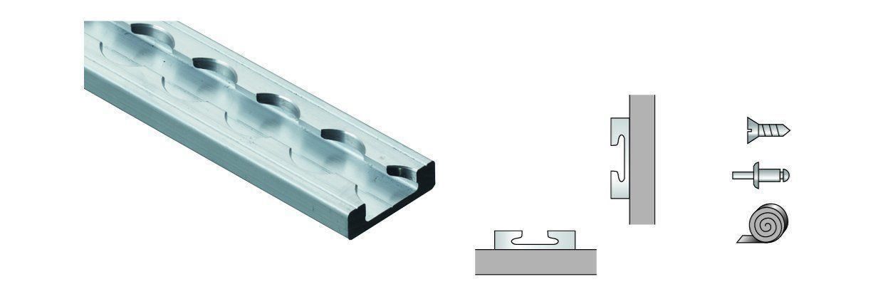 Tutti i ricambio: Airlineschiene light eckig – Nuovo (secondo la descrizione) da Seedorf UR venduto da Nutzfahrzeugtechnik 2