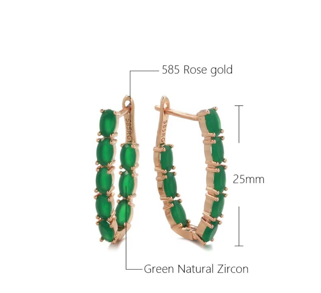 Orecchini pendenti & Orecchini a lobo: Boucles pendantes plaqué or rose - stamp "585" – Nuovo e nell'imballaggio originale da Thônex venduto da Swiss-Jewels 3