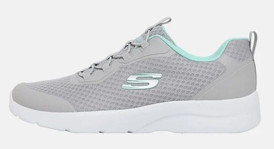 Skechers Damenschuhe: SKECHERS Dynamight 2.0 Social Orbit Sneaker 38.5 Grau Aqua – Neu und originalverpackt aus Suhr von Juvelia 3