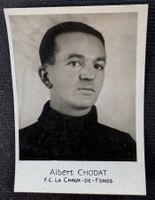 FUSSBALL F.C. LA CHAUX-DE-FONDS ALBERT CHODAT 1935