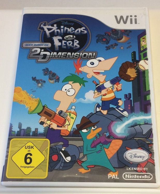 Phineas und Ferb Quer durch die 2. Dimension Wii 2