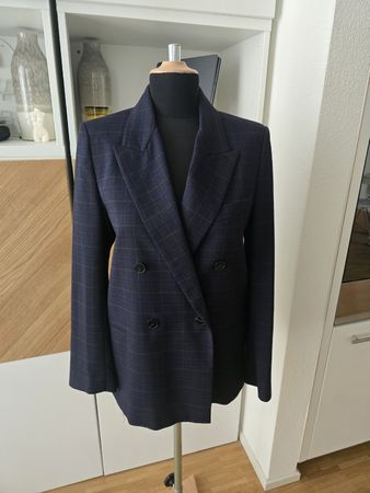 Zara Blazer kariert blau Grösse M guter Zustand
