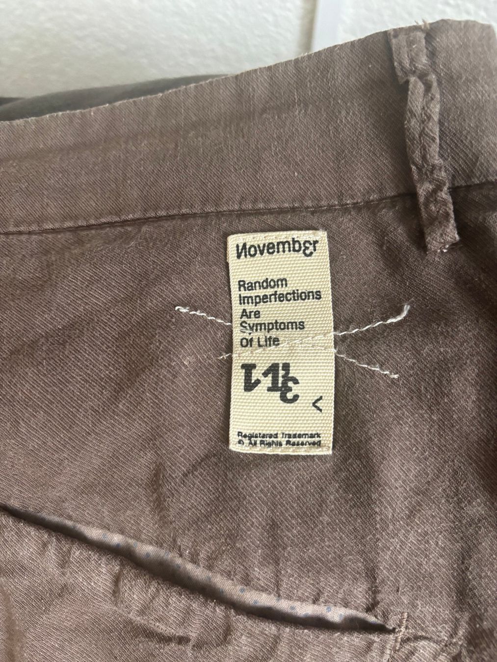 Pantaloni: HANNES ROETHER und NOVEMBER Leinenhose – Usato da Merishausen venduto da yourdream 5