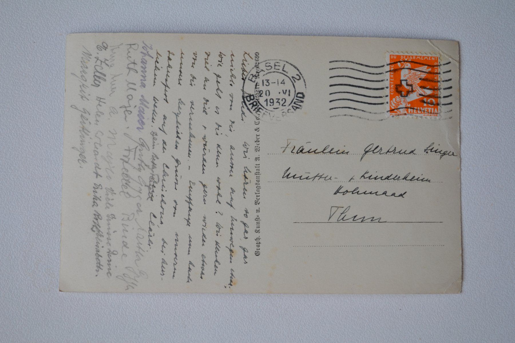 Cartoline postali: AK St.Chrischona Alte Heimat mit Kirche – Usato da Beinwil am See venduto da kajak55 1