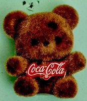 Coca-Cola Pin Bär  sehr rar