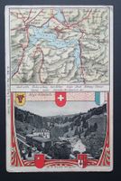 Rigi - Klösterli  spezielle Ansichtskarte 1909  gelaufen