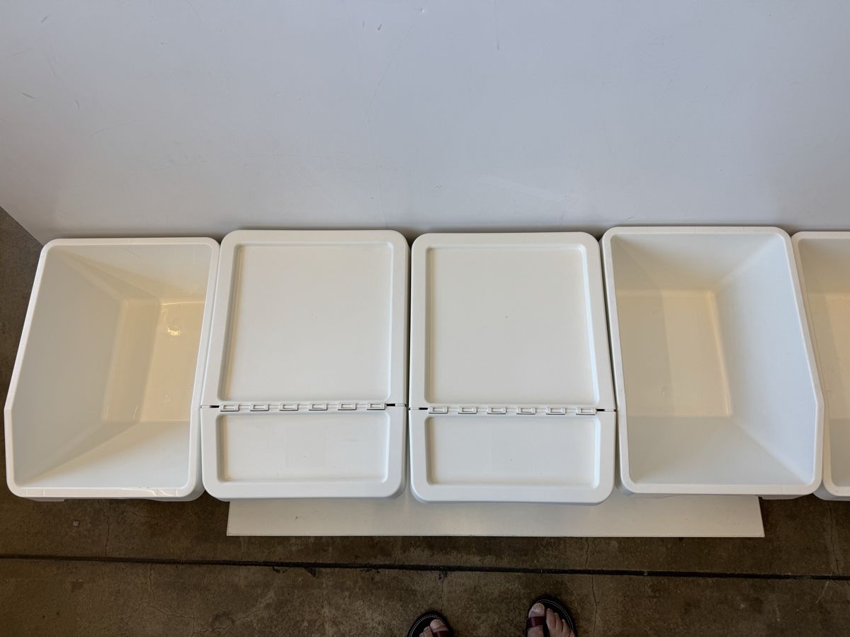 Transportkisten: Ikea SORTERA 5 Sortierbehälter mit 2 Deckel, beige, 37L. – Gebraucht aus Zürich von Nobs1 7