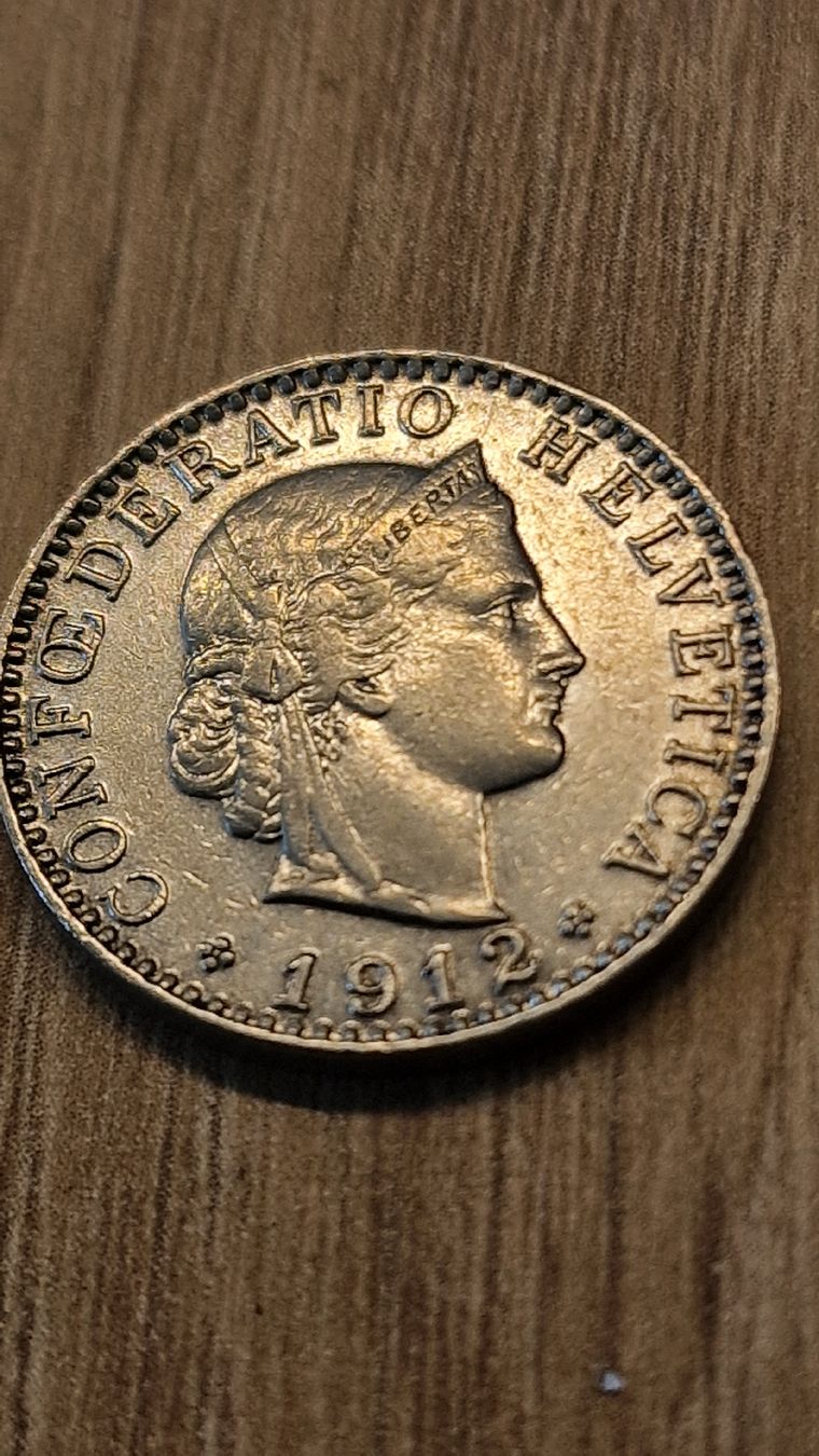 Tutti le monete: Lot 20 Rappen 1912-1945 – Usato da Chur venduto da Mckaktus 2