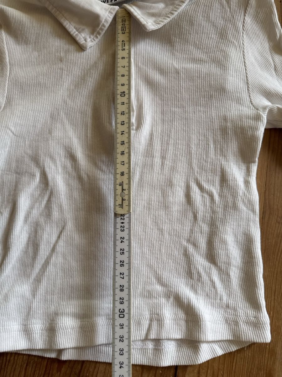 Weekday T-Shirts: Weekday Langarmshirt weiss Gr. XS – Gebraucht aus Mauren von ducducturi 2
