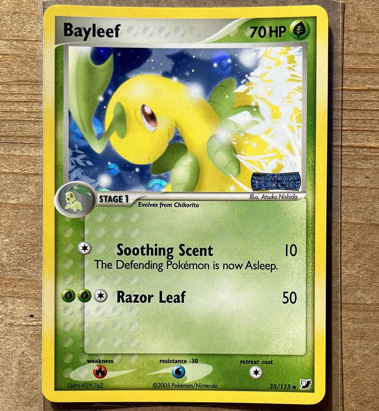 Pokémon Carte collezionabili: Bayleef Ex Unseen Forces 35/115 Reverse Holo – Usato da Dornach venduto da Deco89